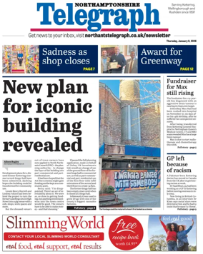 Cover of Northants Evening Telegraph