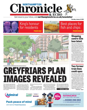 Cover of The Northampton Chronicle and Echo