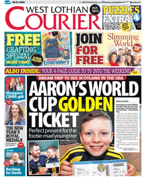 Cover of West Lothian Courier