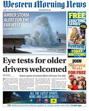 Cover of Western Morning News