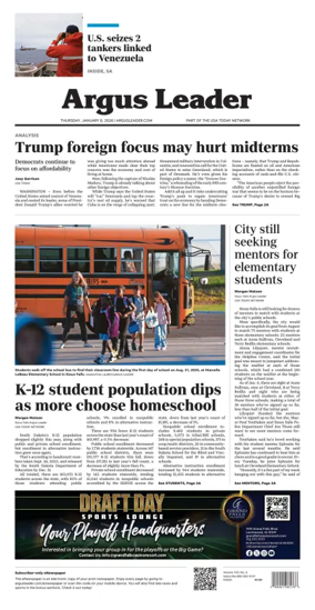 Cover of Argus Leader