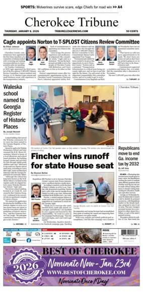 Cover of Cherokee Tribune