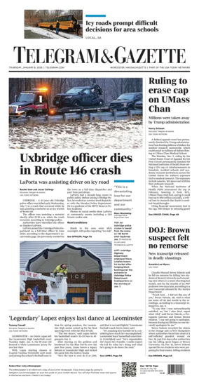 Cover of Telegram & Gazette