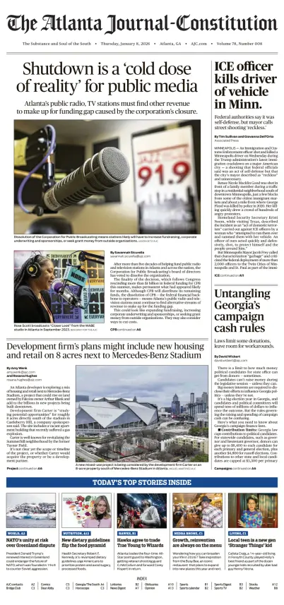 Cover of The Atlanta Journal-Constitution