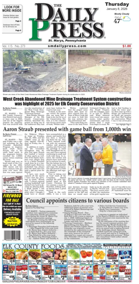 Cover of The Daily Press