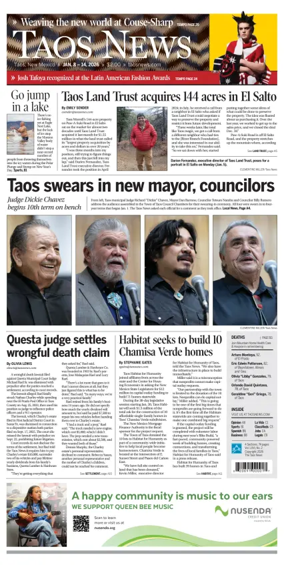 Cover of The Taos News