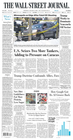 Cover of The Wall Street Journal