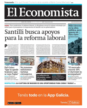Cover of El Economista (Argentina)