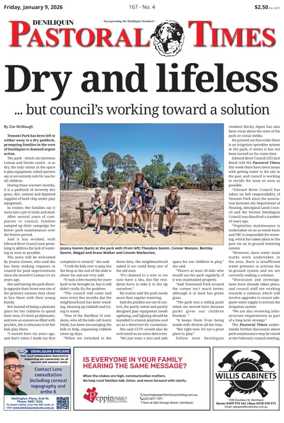 Cover of Deniliquin Pastoral Times