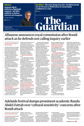 Cover of The Guardian Australia