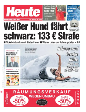Cover of Heute - Wien Ausgabe
