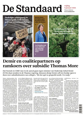 Cover of De Standaard