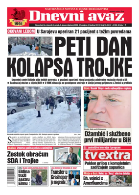 Cover of Dnevni avaz