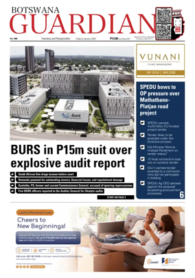 Cover of Botswana Guardian