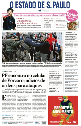 Cover of O Estado de S. Paulo