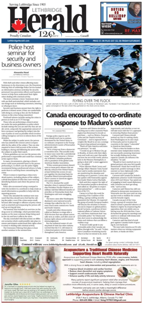 Cover of Lethbridge Herald