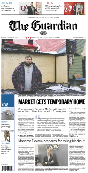Cover of The Guardian (Charlottetown)
