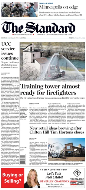 Cover of The Standard (St. Catharines)