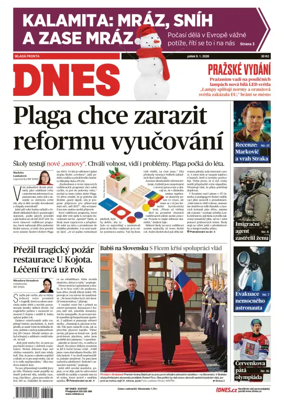 Cover of Dnes Prague Edition