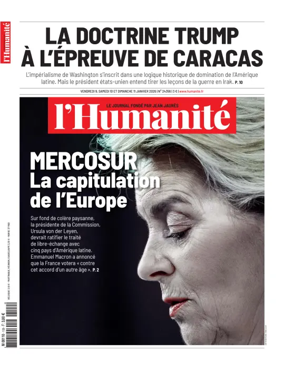 Cover of L'HUMANITE