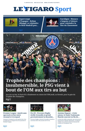 Cover of Le Figaro Sport
