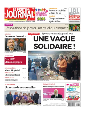Cover of Le Petit Journal - L'hebdo local de l'Herault