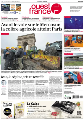 Cover of Ouest France (Nantes)