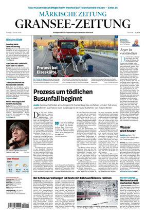 Cover of Gransee-Zeitung