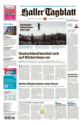 Cover of Haller Tagblatt