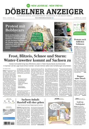 Cover of Sachsische Zeitung (Dobeln)