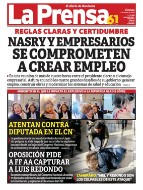 Cover of Diario La Prensa