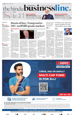 Cover of BusinessLine (Chennai)