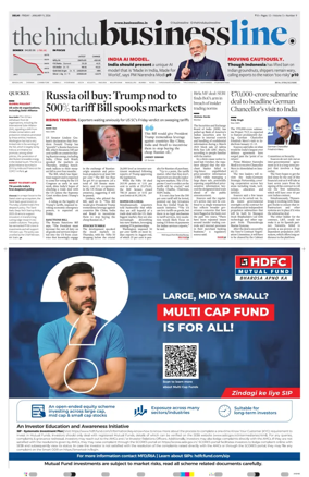 Cover of BusinessLine (Delhi)