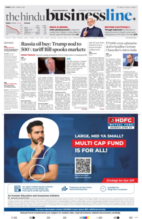 Cover of BusinessLine (Mumbai)