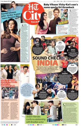 Cover of Hindustan Times (Ranchi) - Live