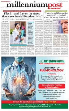 Cover of Millennium Post (Kolkata)