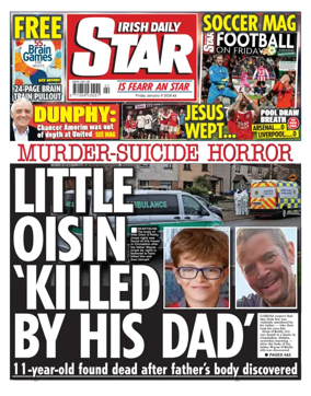 Cover of Irish Daily Star