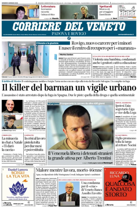 Cover of Corriere del Veneto (Padova e Rovigo)