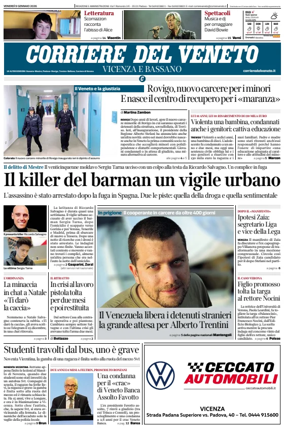 Cover of Corriere del Veneto (Vicenza e Bassano)