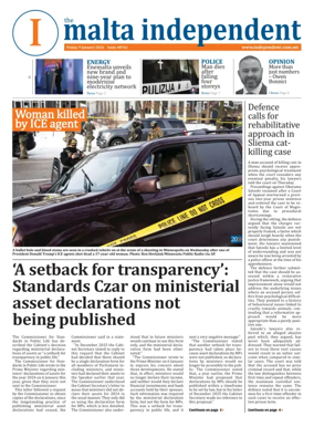 Cover of Malta Independent