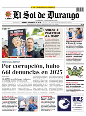 Cover of El Sol de Durango