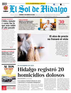 Cover of El Sol de Hidalgo