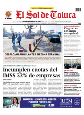 Cover of El Sol de Toluca