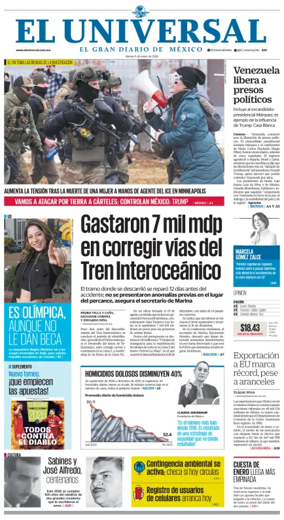 Cover of El Universal