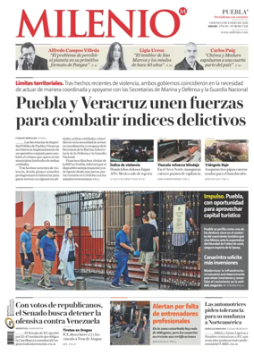 Cover of Milenio Puebla