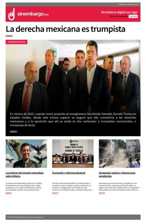 Cover of Sin Embargo Opinion