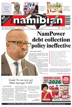 Cover of The Namibian