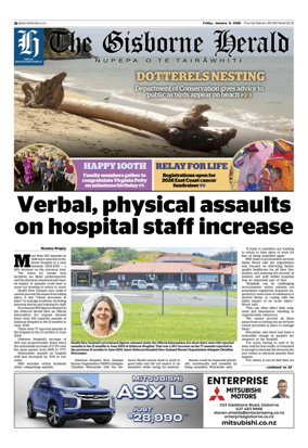 Cover of The Gisborne Herald