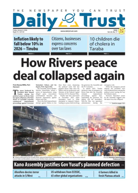 Cover of Daily Trust