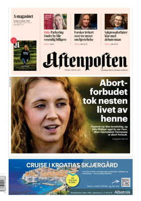 Cover of Aftenposten